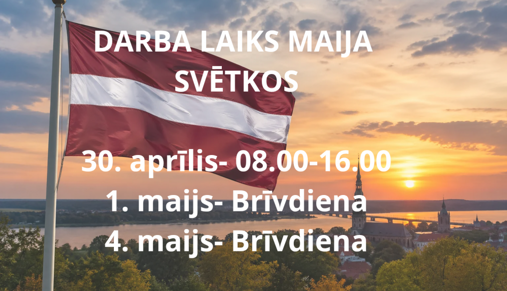 DARBA LAIKA IZMAIŅAS MAIJA SVĒTKOS